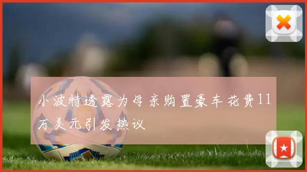 小波特透露为母亲购置豪车花费11万美元引发热议